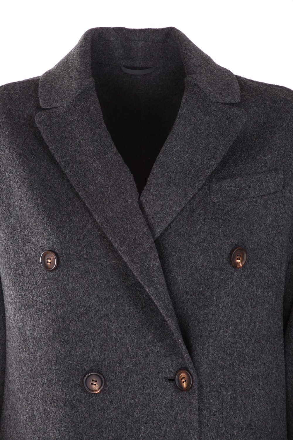 shop BRUNELLO CUCINELLI Saldi Cappotto: Brunello Cucinelli cappotto in panno di lana vergine e cashmere lavorazione double con "Precious Patch".
Taglio e volume maschile.
Chiusura con bottoni in corno.
Collo con rever.
Tasche basse con patta.
Taschino sul petto.
Composizione: 90% lana vergine 10% cashmere.
Fabbricato in Italia.. MD5329538-C002 number 1837509